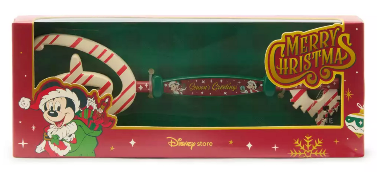 Mickey and Minnie Mouse Christmas Collectible Key 2025