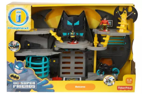 Imaginext Batcave Playset Batman Robin Figures