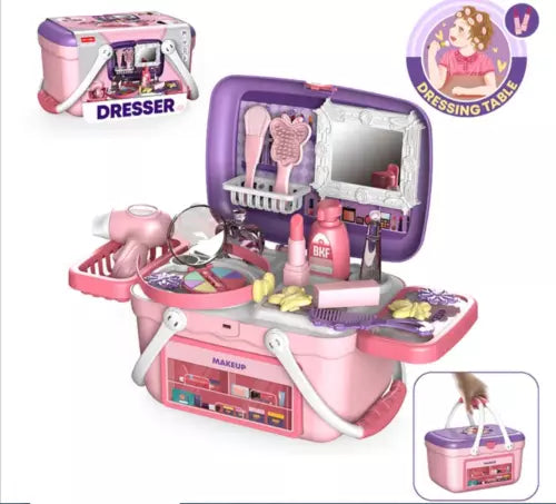 2 In 1 Beauty Roleplay Set 26 Pc Dresser