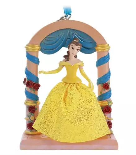 Disney Store Official Belle hanging Ornament in door Beauty and the Beast