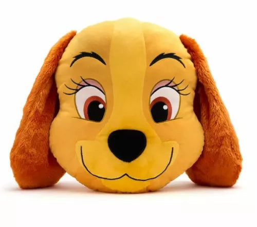 Disney Store Lady Big Face Cushion