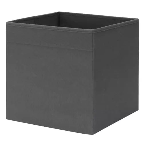 New IKEA FYSSE box dark grey Storage box for shelves