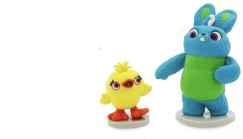 Disney Toy Story 4 Ducky 2" & Bunny 4"