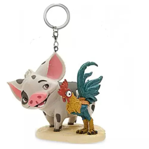 Moana Pua & Heihei Key Ring Keychain Dangler