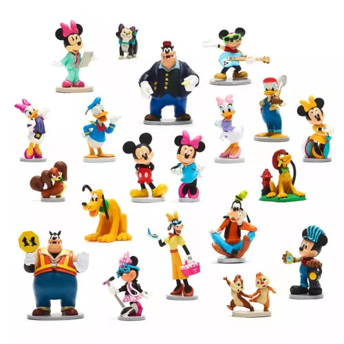 Disney Store Mickey and Friends Mega Figurine Playset.