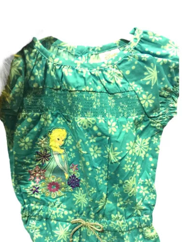 Disney Store Authentic Frozen Elsa Summer Dress Costume Blue