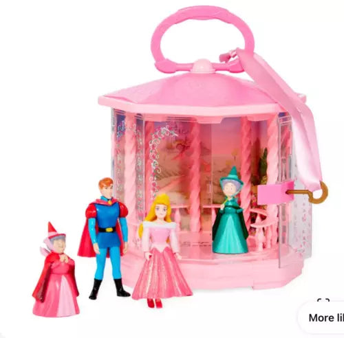 Disney Sleeping Beauty Aurora fairies Mini Gazebo Playset Figures