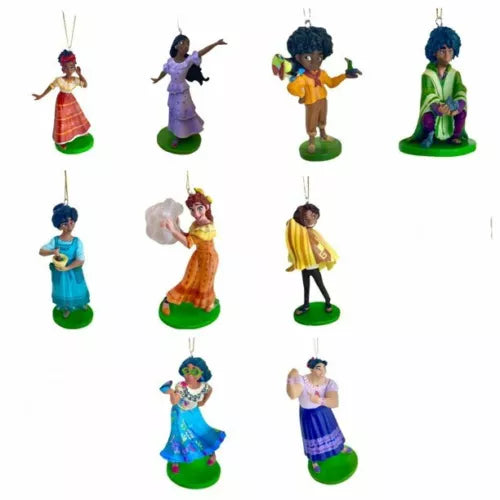 Encanto Madrigal Set Of 9 PVC Ornament Set