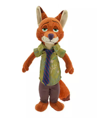 Genuine Disney Nick Wilde wily fox Zootopia Zootropolis Soft Toy Plush
