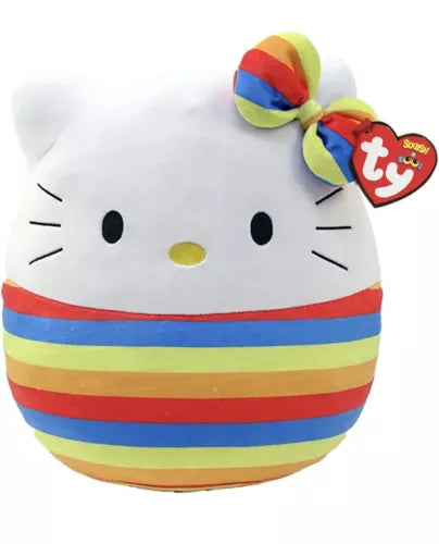 TY Hello Kitty Rainbow Plush Soft Toy