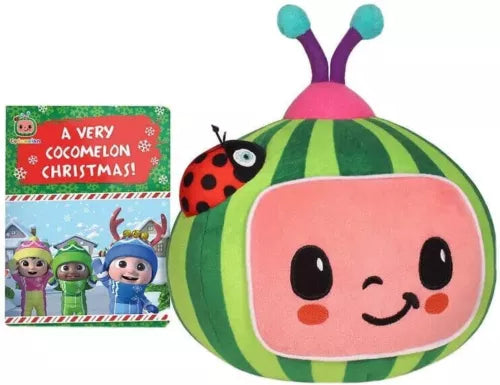 Kohl's Cares CoComelon Plush Soft toy & Book Bundle Adorable Watermelon Melon