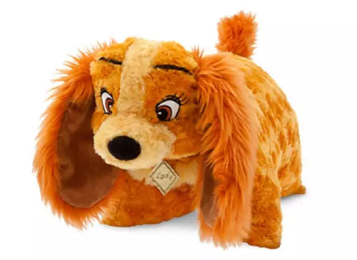 Disney Store Official Lady Dog fPillow Pal Soft plush cushion