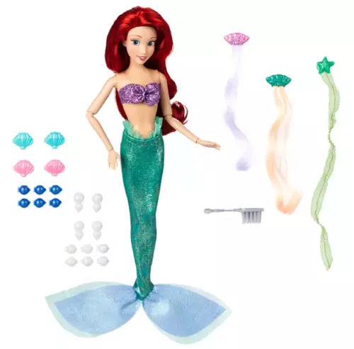 Disney store Official Little Mermaid Ariel Styling Hair Play Doll