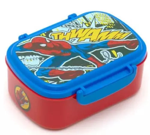 Disney Store Authentic Spider Man Food Container Set Snack lunch box