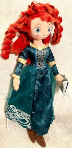 Disney store official Brave Merida soft plush doll toy