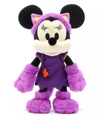 Disney Store Original Minnie Mouse Halloween Cat Soft Plush Toy