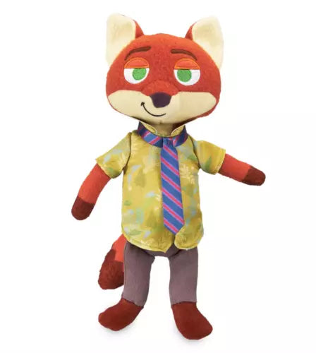 Disney Store Official Nick Wilde Small Soft Plush Toy