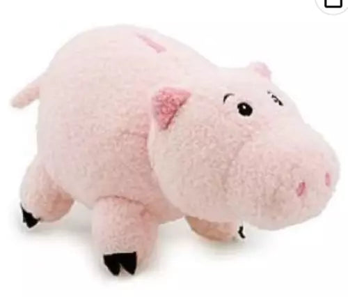 Disney Store Authentic Toy Story Hamm mini bean bag Plush Soft Doll