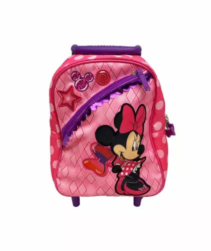 Disney Store official Minnie Mouse Trolley bag Pink for kids