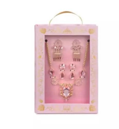 Disney store Beauty & the Beast Belle Jewellery Set Dress Up Costume accessory