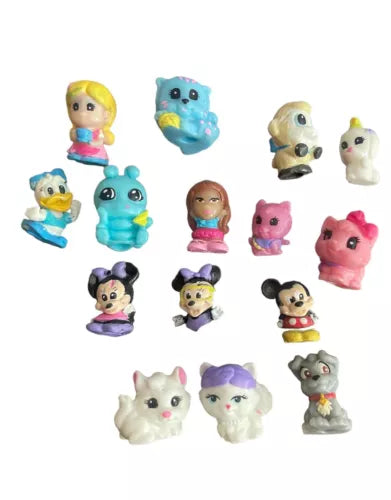 Mickey Minnie Mouse Donald Duck Marie Cat Plastic Figures Pencil Topper