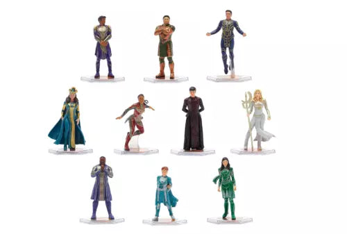 Disney Store Official Marvel Eternals Deluxe Figurine Figure Play set