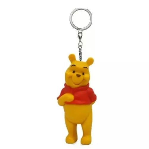 Disney Winnie Pooh Bear PVC Key Ring Keychain