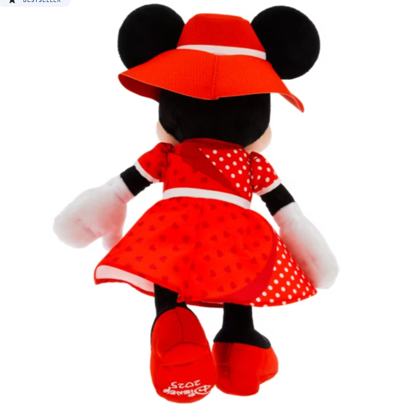 Disney Store Minnie Mouse Valentine's Day Small Soft Toy 2025 - 30.5cm
