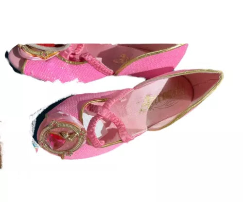 Disney Store Princess Sleeping Beauty Aurora Girl Costume DressShoes