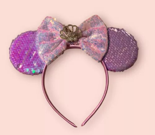 Halloween Headband Disney Sofia Glitter Sequence Party Fashion Kids