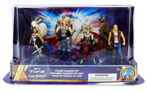 Disney Store Official Thor: Love and Thunder Deluxe Figurine Figure set Playset