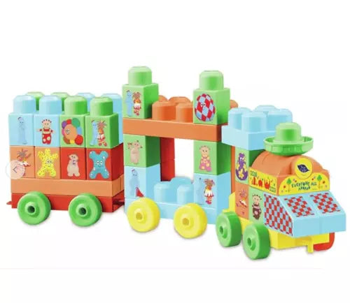 In the Night Garden 55 Piece Train Block Set Educational Blocks For Kids
