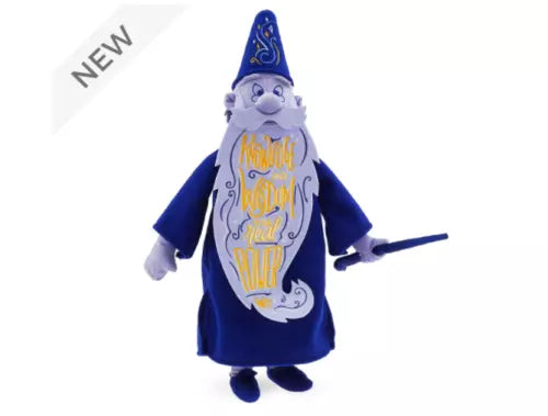 Disney Store Original Wisdom Merlin Cuddly Soft Plush Doll