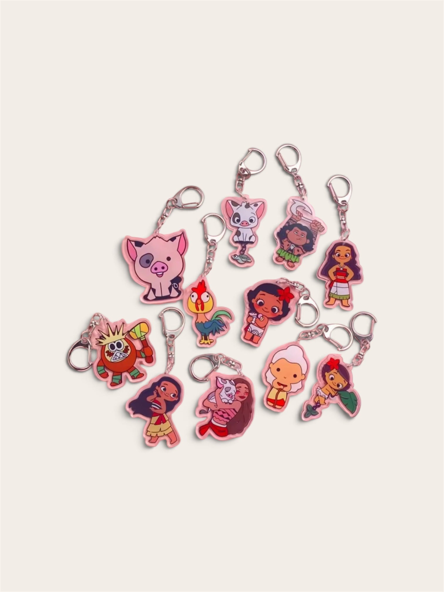 Moana Key Ring Holder Gift Set