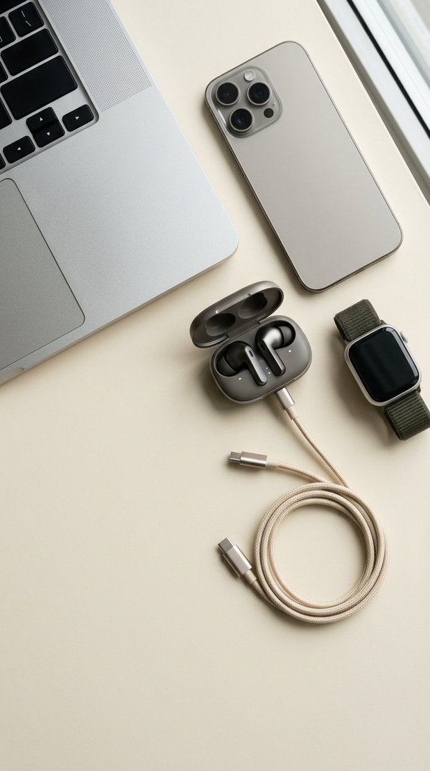 <h4><strong>New in</strong></h4><h1>Earbuds</h1>
