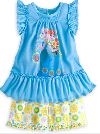 Disney Store Frozen forever Elsa Anna summer dress