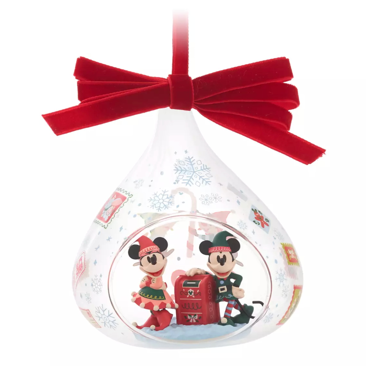 Disney Store Mickey Minnie 2024 Ornament
