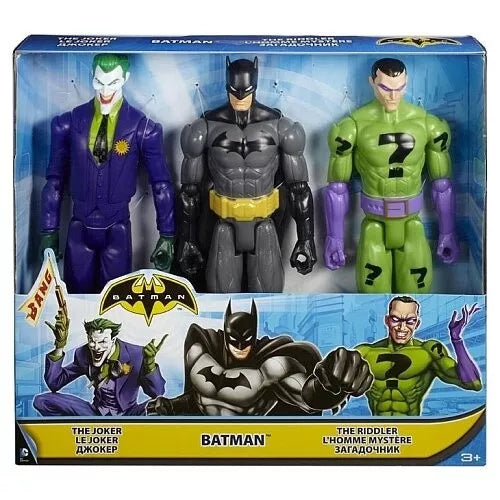 Batman Joker And Riddler Set Of 3 Dolls