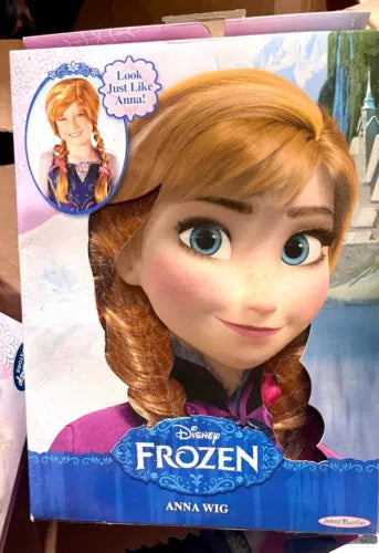 Disney Store Official authentic Anna Wig for Girls