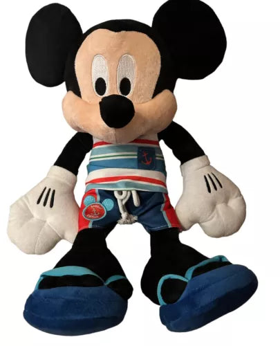 Disney Store Official Mickey Mouse Limited Edition Sailor Anchor Soft Plush Doll