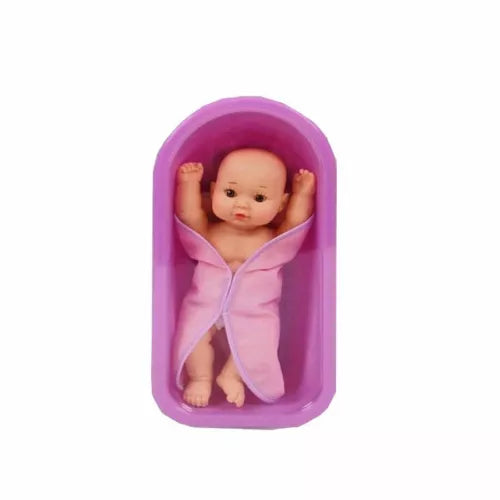 You & Me Mini Baby doll and Bed Cot By TOYS