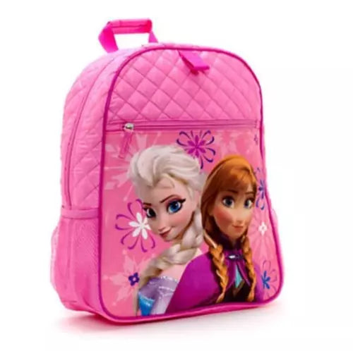 Disney Store Frozen Backpack Pink Anna Elsa artwork For School