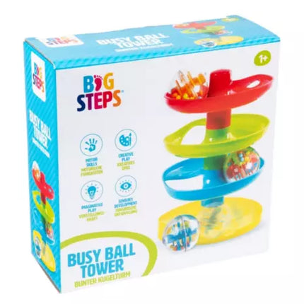 Big Steps Busy Ball Tower learning Activity Ball Roll Toy