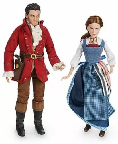 Disney store Belle Gaston doll set Beauty and the Beast