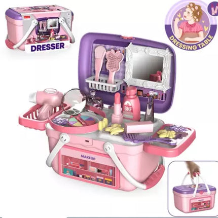 2 In 1 Beauty Roleplay Set 26 Pc Dresser