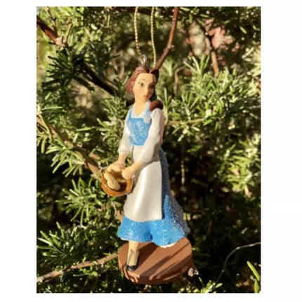 Disney Princess Belle Blue Figurine Christmas Tree Ornament