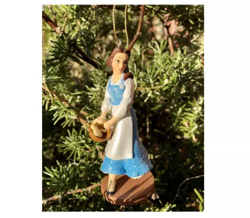 Disney Princess Belle Blue Figurine Christmas Tree Ornament
