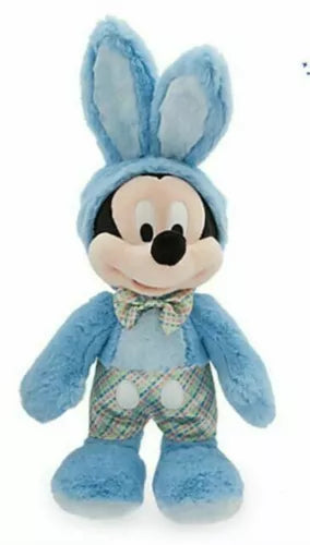 Disney Store Mickey Mouse Easter Bunny Medium Soft Plush Doll Toy