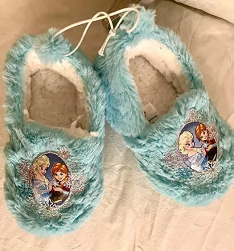 Disney Store Frozen Elsa Anna Warm Shoes Indoor Slippers for kids