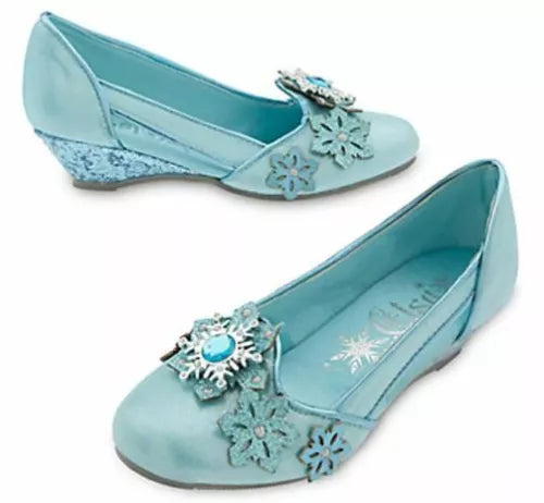 Disney Store Frozen Elsa Costume Shoes wedge for Girls